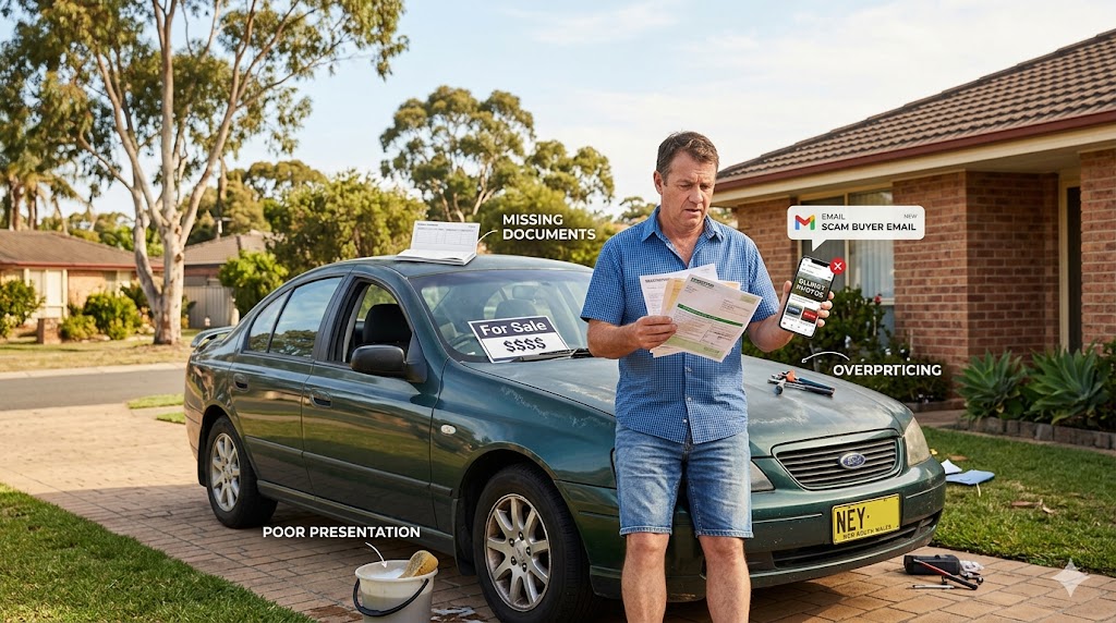 mistakes when selling a car